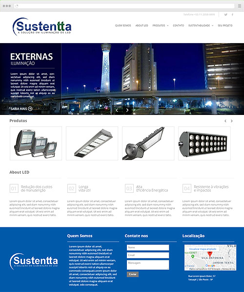 Criação de Sites - Sustentta